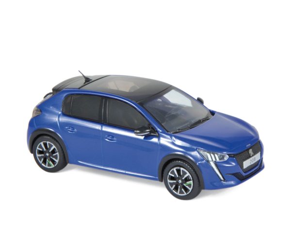 Peugeot e-208 GT 2019 Bleu Greenigo 1/43