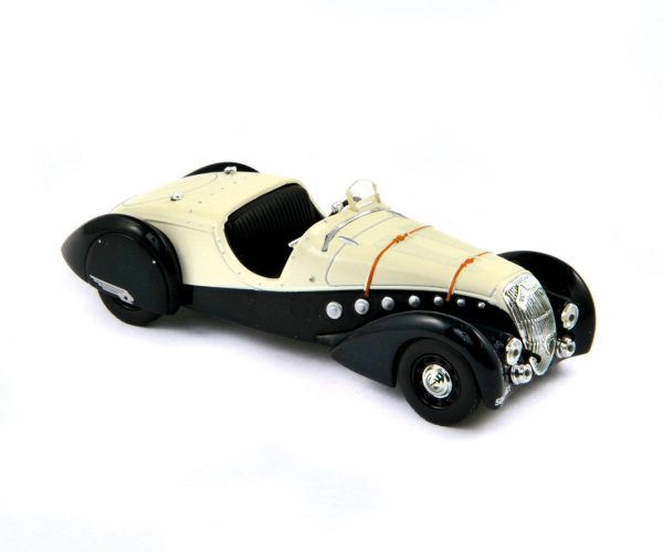Peugeot 302 Darl'Mat Roadster 1937 Bleu foncé et crème 1/43