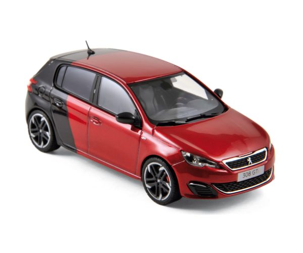 Peugeot 308 GTi Coupe Franche 2015 Rouge&Noir 1/43