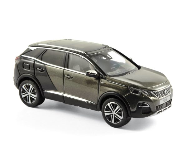 Peugeot 3008 GT Coupe Franche 2016 Amazonite Gris 1/43