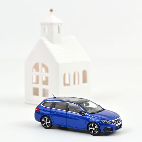 Peugeot 308 SW GT 2020 Bleu Greenigo 1/43