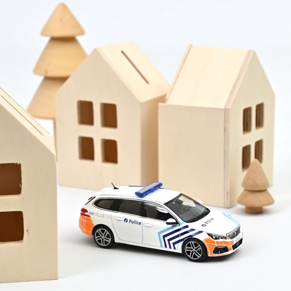 Peugeot 308 SW 2018 Police - Belge 1/43
