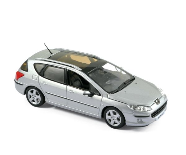 Peugeot 407 SW 2004 Aluminium Argent 1/43