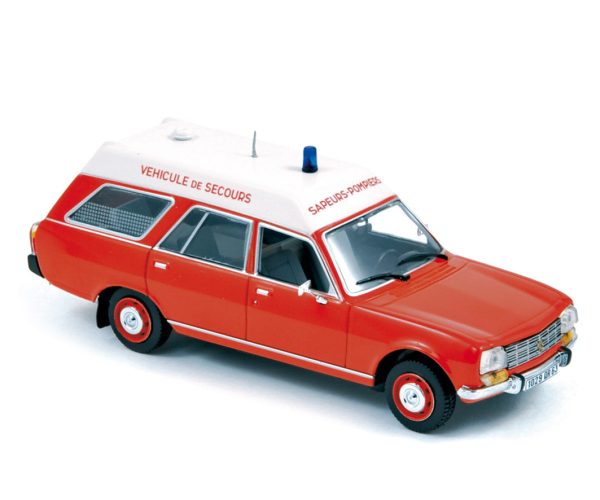 Peugeot 504 Estate 1979 Ambulance Pompiers 1/43