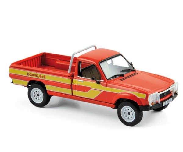 Peugeot 504 Pick Up 4x4 Dangel 1985 Rouge/Jaune 1/43