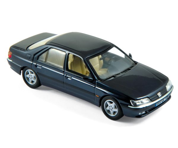 Peugeot 605 1998 Bleu Rhodes 1/43
