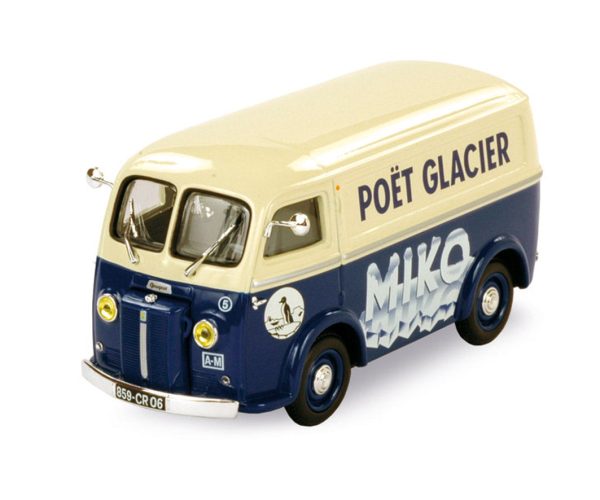 Peugeot D3A Miko Beige et Bleu 1/43