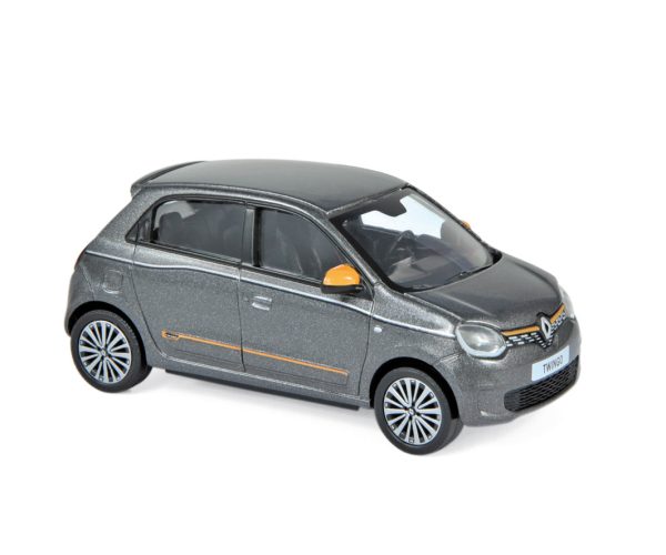 Renault Twingo 2019 Lunaire Gris&Orange deco 1/43