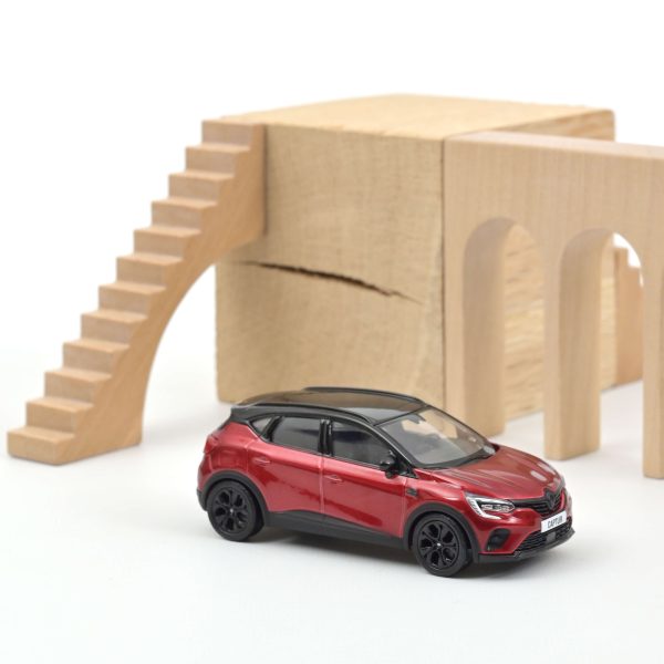 Renault Captur Rive Gauche 2022 Rouge Flamme/Noir 1/43