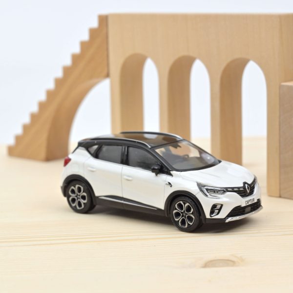 Renault Captur 2020 Blanc nacré et noir 1/43