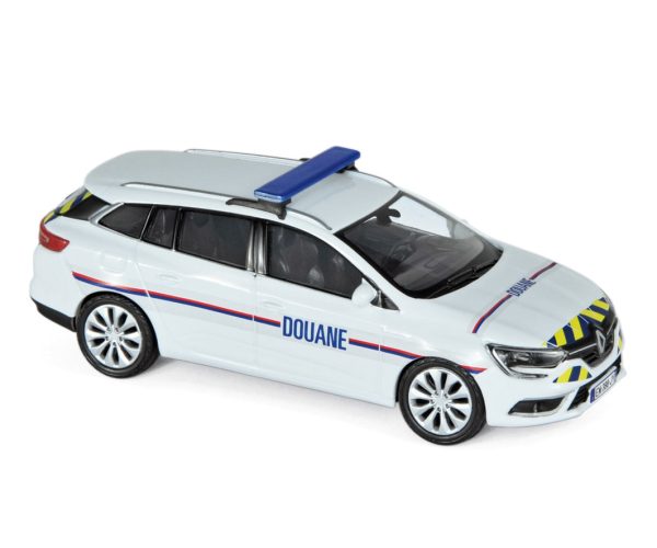 Renault Megane Sport Tourer 2016 Douanes Bande rouge et jaune 1/43
