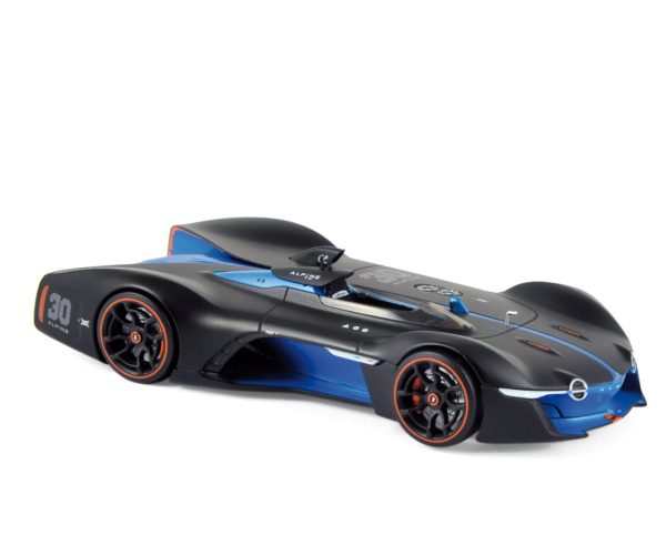 Alpine Vision Gran Turismo 2015 Noir Mat&Blue Concept Car 1/43