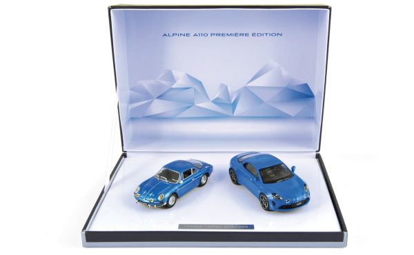 Coffret Alpine A110 1973&2017Blue 1/43