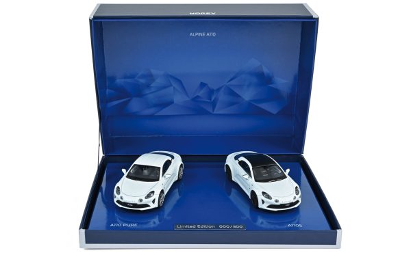 Coffret Alpine A110 Pure&A110 S Blanc (2 modèles) 1/43