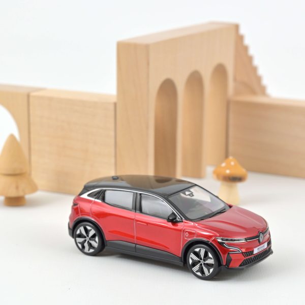 Renault Mégane E-Tech Electrique 2022 Rouge Flamme et Noir 1/43