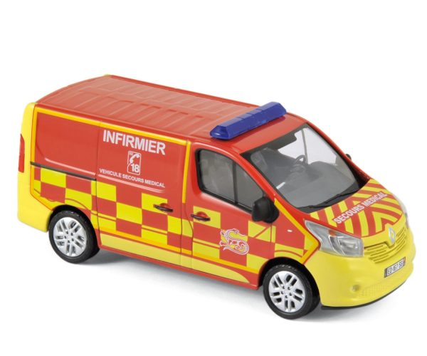 Renault Trafic 2014 Pompiers Infirmier 1/43