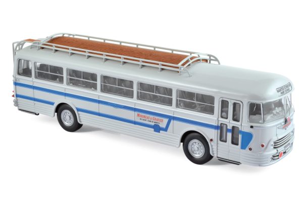 Chausson AP52 1955 Bleu clair et bleu 1/43