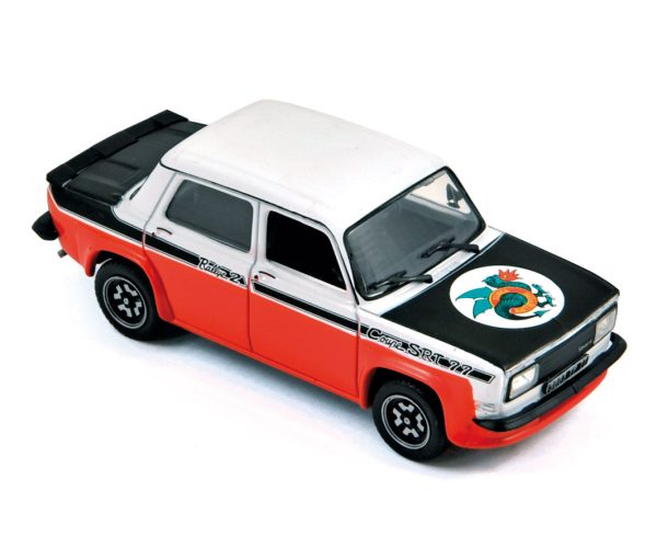 Simca 1000 Rallye 2 SRT 1977 Tacoma Blanc&Rouge 1/43