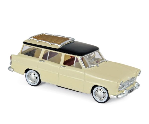 Simca Vedette Marly 1957 Paille Jaune et Noir 1/43