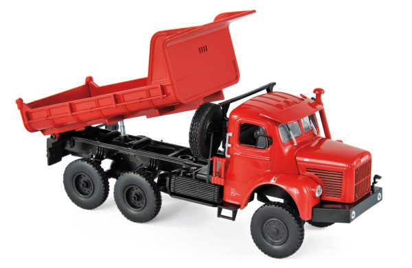 Berliet GBC 8 6x6 camion benne 1958 Rouge 1/43