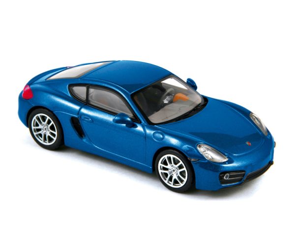 Porsche Cayman 2013 Bleu métallisé 1/43