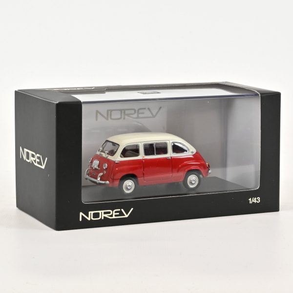 Fiat 600 Multipla 1963 Rouge 1/43