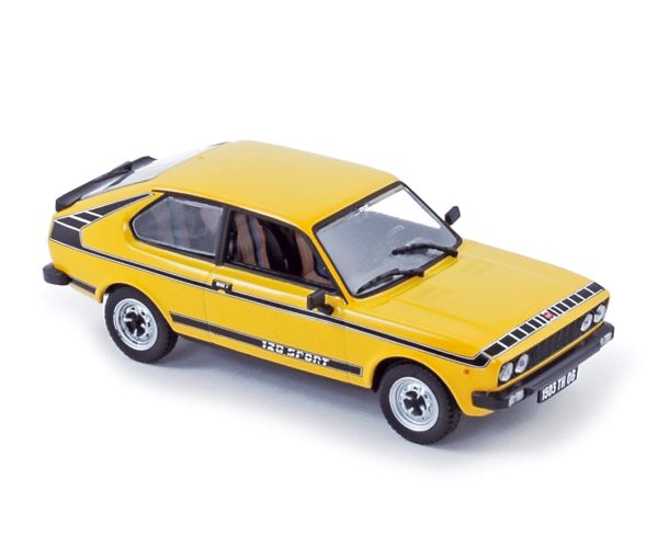 Fiat 128 Coupe Sport 1978 Jaune 1/43