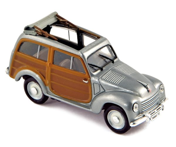 Fiat 500C Giardiniera Legno 1949 Gris 1/43