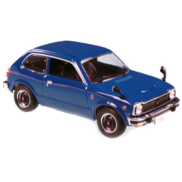 Honda Civic RS 1974 Bleu 1/43