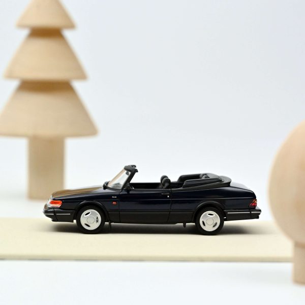 Saab 900 Turbo Cabriolet 1992 Bleu foncé 1/43