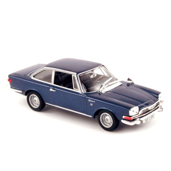 Glas V8 2600 1967 Bleu 1/43