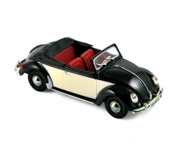 VW Hebmüller Cabriolet 1949 Noir&Beige 1/43