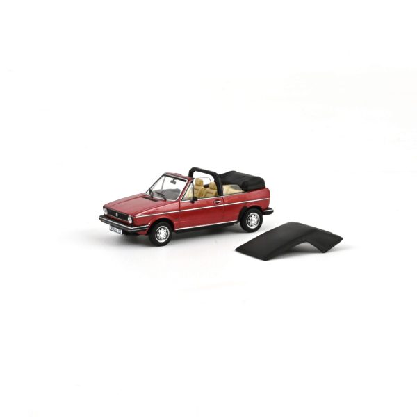 VW Golf Cabriolet 1981 Rouge métallisé 1/43